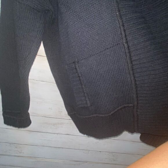 J. Crew Black Thick Cardigan Sweater - Picture 4 of 6